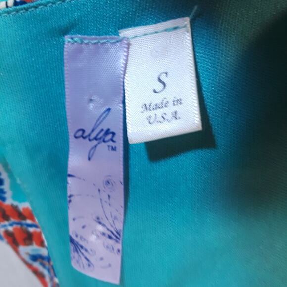 Alya Kimono Sleeve Paisley Dress  Size Small - Picture 6 of 7